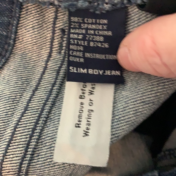 NWOT Madewell Hi Rise Patchwork BoyJeans 26 - Picture 7 of 7